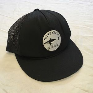 Salty Crew Fish Logo Breathable Trucker Hat Cap